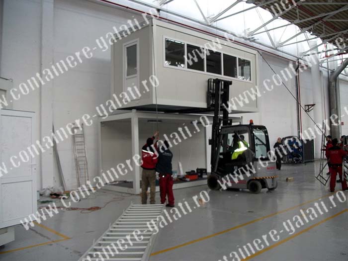 container santier  Caras-Severin